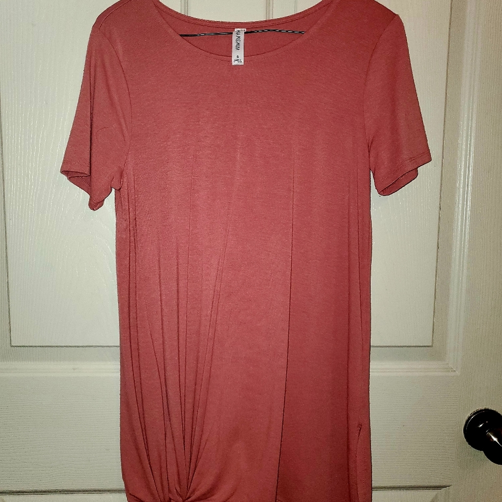 Pink yoga tunic